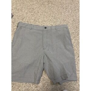 Walter Hagen Golf Shorts Striped Flat Front 9" Inseam‎ Mens Size 35